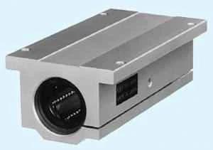 Front view of ✝️ TWJ8WUU NB 1/2" Ball Bushing Adjustable Block Linear Motion for automation, showing smooth, stable design, 1-pack.