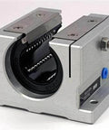 ✝️ NB SWD10GRUU 5/8" inch Ball Bushing Open Block Linear Motion in silver metal, designed for smooth motion and stable alignment in systems.