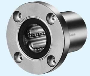 SWF12GUU NB 3/4" inch Ball Bushings Round Flange Linear Motion for automation systems, shown in close-up view, 1-pack