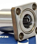 ✝️ SWK24 NB 1-1/2" Ball Bushings Square Flange Linear Motion showing smooth, metallic finish and square flange design