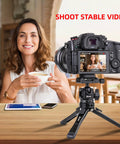 Universal Ball Head Mount With Arca Swiss Plate For DSLRs And Action Cameras Heavy Duty 10 Kilogram Load 360 Degree Panoramic Tripod Head