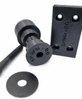 Ball Head Mount With 1 Inch Riser For BOG DeathGrip Tripod Arca Swiss Plate Photography Adapter components shown on white background