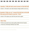 Product troubleshooting guide with FAQs and warm tips for Ball Lock Disconnect For Corny Keg Fittings, Gas And Liquid.
