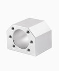 Metal ball nut housing from 500mm SFU1605 Ball Screw Kit with Metal Ball Nut, Ball Nut Housing, BK BF End Supports and Coupler, 16mm Diameter, 5mm Lead