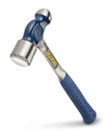 Ball Peen Hammer 24 Oz USA Made With Forged Steel Construction And Shock Reduction Grip