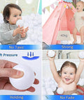 Children playing with Ball Pit Balls for Kids, Plastic Refill 2.2 Inch Balls, 100 Pack, Bright Colors, Phthalate and BPA Free, includes a reusable storage bag with zipper, Christmas decoration Xmas gift (white).
