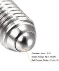 Close-up of Ball Point Set Screws M10 X 20mm 304 Stainless Steel showing ball plunger and dimensions with hex socket drive.