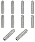 Ball Point Set Screws M3 x 12mm 304 Stainless Steel Hex Socket Spring Ball Point Grub Screws Set 10 Pieces, front view.