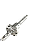 Ball Screw CNC Parts SFU1605 RM1605 16mm 1050mm with Metal Deflector Ball Screw nut, close-up view of threaded component