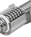 Close-up of Ball Screw CNC Parts SFU1610 Screw＋NUT, 1pcs Ball Screw + 1pcs Nut, featuring precision balls for smoother linear travel.