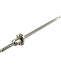 Ball Screw CNC Parts SFU1605 RM1605 16mm 1050mm with Metal Deflector Ball Screw nut, shown in side view for CNC axis motion