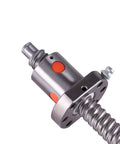 Close-up of Ball Screw CNC Parts SFU1610 Screw＋NUT, 1pcs Ball Screw + 1pcs Nut, Diameter 16mm Lead 10mm for CNC Machine DIY.