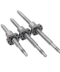 Ball Screw, Linear Guide Ball Screw 20mm Ball Screw SFU2010 Kit 550-1500mm C7 for Parts with Nut +BKBF15+DSG20H+Coupler(1500mm)