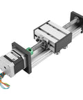 High Precision Ball Screw Linear Slide 1204 With 100mm Stroke and 12mm Diameter Shaft, CNC stepper motor assembly, aluminum guide