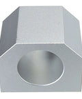 Ball screw nut housing nut bracket holder for rm/sfu1204 ballscrew 12mm for cnc machine part in aluminum alloy, front view