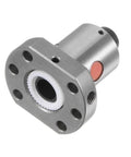 ✝️ Ball screw nut sfu1605 (16mm dia, 5mm pitch) for CNC machine parts, single nut for 1605 housing, front view showing installation detail.