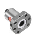 Ball screw nut sfu1605 (16mm dia, 5mm pitch) ball screw single nut for 1605 housing CNC machine parts, metal hardware close-up view
