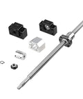 High Precision Ball Screw RM SFU1605 600mm 16mm Diameter With Metal Deflector Nut Housing Bracket And End Supports BK BF10 for CNC