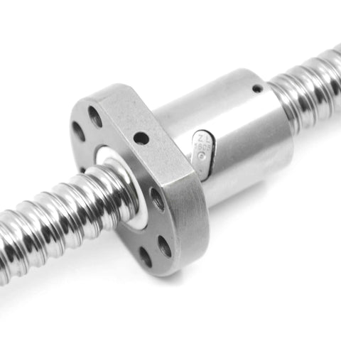 ✝️ Ball Screw SFU1605 (Diameter 16mm Pitch 5mm) Length 250mm with Metal Ball Screw Nut for CNC Machine Parts close-up view