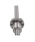 Close-up of Ball Screw SFU1605 （Diameter 16mm Pitch 5mm）Length 150mm with Metal Ball Screw Nut for CNC Machine Parts