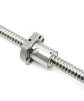 Ball Screw SFU1605 （Diameter 16mm Pitch 5mm）Length 150mm with Metal Ball Screw Nut for CNC Machine Parts(150mm), close-up view