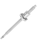 SFU1605 300mm Rolled Ball Screw With Ball Nut Anti Backlash For CNC Machines High Efficiency Precision Linear Motion product image.