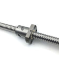 Ball Screw SFU1605 650mm Ballscrew with Metal Ball Screw Nut for CNC Route Grinding Machine, Diameter 16mm Pitch 5mm