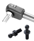 5pcs 10mm Ball Studs with Hardware, M6 Ball Screws 6mm Female Thread x 1/2" Long Shank for Gas Struts Lift Support Strut Fitting