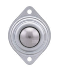 Front view of 1-inch XiKe bearing from 8 Pack 1 Inch Ball Transfer Bearings For Smooth 360 Degree Rotation And Heavy Duty Handling XiKe