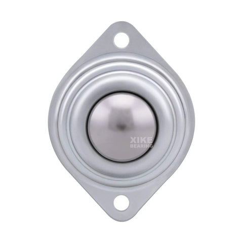 Front view of 1-inch XiKe bearing from 8 Pack 1 Inch Ball Transfer Bearings For Smooth 360 Degree Rotation And Heavy Duty Handling XiKe