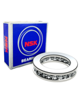 Efficient NSK axial deep groove ball bearing delivers smooth, low-friction performance, shown with packaging.