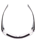 Ballistic Safety Glasses For Range Shooting Prescription Glasses Compatible Wraparound Frame For Unobstructed Field Of View ANSI Z87 1