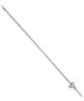 Rolled Ballscrew With Anti Backlash Ballnut SFU1204 700mm Long Travel linear motion component, full view.