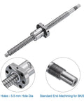 BallScrew SFU1605 (Dia 16mm, Lead 5mm, Length 360mm) with Ball Screw Nut Anti Backlash Ball Screw Kit, standard end machining angle