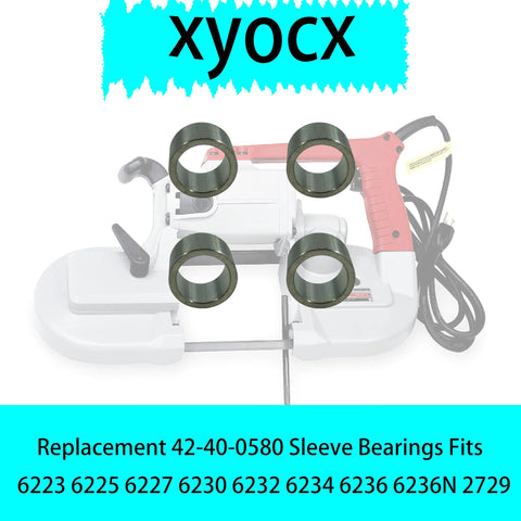 Replacement Sleeve Bearings For Bandsaw Models 6223 6225 6227 6230 6232 6234 6236 6236N 6238 20 2729 22 2729 set of 4 displayed