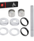 Swingarm Bearings Dust Cap Seal And Pivot Sleeve Rebuild Kit For Banshee 350 YFZ350 1987-2006 28-1028 with components displayed