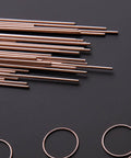 Workhorse Bare Bronze Brazing Rods Pack Low Fume Copper Alloy For Torch Welding One Half Pound Nine Pieces Diameter One Eighth Inch