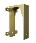 Interior Sliding Barn Door Bypass Bracket Set For Two Single Doors, Space-Saving Hardware That Lets Doors Bypass Each Other, Supports Up To 100 Lb Per Door, Includes Detailed Installation Instructions