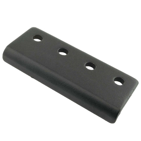Barn Door Track Connector Plate For Sliding Barn Door Hardware Adaptor And Flat Rail Connector L Shaped Rail Adaptor In Black Universal Fit