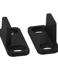 Interior Sliding Barn Door Hardware Double Floor Guide One And Three Quarters Inches Matte Black For Use With Interior Barn Door Kits Keeps The Door From Swinging On The Track All Metal Construction Includes All Parts And Accessories