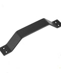Rustic 164mm Sliding Barn Door Handle Pull Heavy Duty Solid Carbon Steel Door Pull for Gates, Garage, Shed Exterior and Interior Use Matte Black Finish 2 Pack