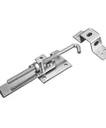 Secure, heavy duty barn door latch with cam style lock prevents unintended movement and forced entry, while a versatile 7 inch design fits barn doors.