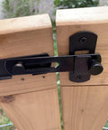 Installed stainless steel door lock for barn doors rust resistant sliding barn door latch cabinet security hardware matte finish