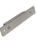 Sliding Barn Door Handle Set 5 Inch Center Hole Aluminum Alloy With Mounting Plate 6 Inch Door Pull Handle side view