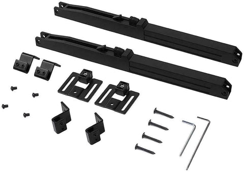 2PCS Barn Door Soft Close Mechanism Spring Buffer Damper Upgraded Hole-Free Version Sliding Barn-Door Hardware with screws and tools
