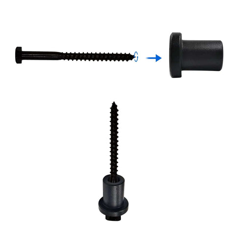 5 Pack 1.18 Inch Barn Door Wall Spacers With Lag Bolts And Wall Anchors For Flat Track Sliding Barn Door Hardware Carbon Steel Construction Corrosion Resistant High Strength 30 mm Length 28 mm Outer Diameter 14 mm Inner Bore