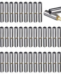 40 Pack Weldable Barrel Hinges Two And A Half Inch By Three Eighth Inch Heavy Duty Weld On Bullet Hinges Carbon Steel Detachable Gate Door Fittings