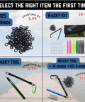 Bass Fishing Wacky Rigging O Rings 125 Pack Black For Wacky Tool And Neko Style Lure Rigs Lightweight Durable Tackle Accessory