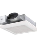 Whisper Quiet Pick A Flow Bath Exhaust Fan For Ceiling Or Wall Mount With DC ECM Motor, Energy Star Certified, FV-0510VS1, angled view