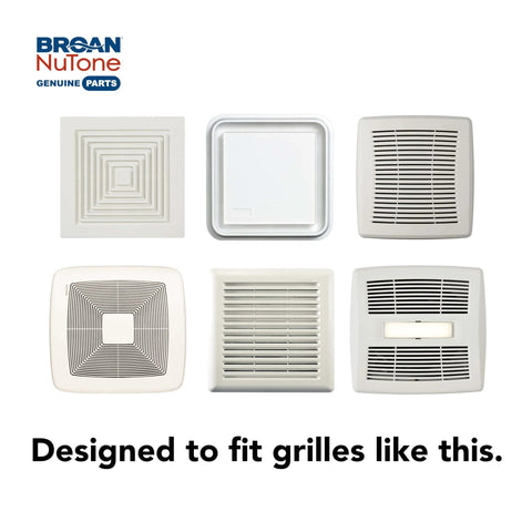 Magnetic Universal CleanCover Bath Fan Replacement Grille For Most Models With Easy Snap On Install No Wiring Or Ceiling Cutting